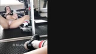VikingBarbie Gym Masturbation