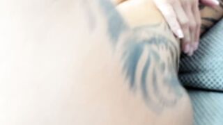 Crazy_Blond showing off her slender muscular body