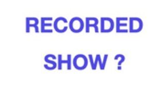 Ririannamitch scam, recorded show?