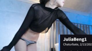 JuliaBeng1 Cumshow, 2/13/23