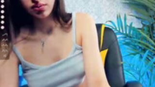 ElenaWild beautiful caucasian teen big tits and dildo