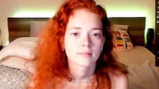 Olivia Garden, strips, masturbates