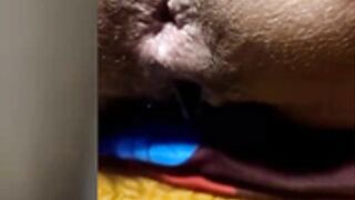 bibiji After Anal Cum Drop Cleanup