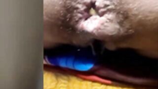 bibiji After Anal Cum Drop Cleanup