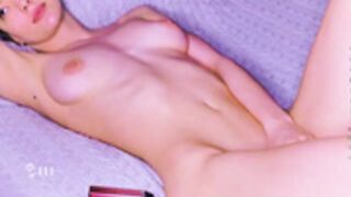 Aria_inlove the curly Aria's wind in her hair and twat