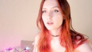 Redhead with black viro