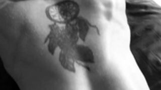 lilly showing off muscle