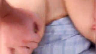 Petite Penny gets caught masturbating and creampied