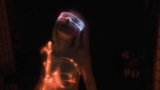 Seductive light show tease