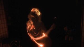Seductive light show tease