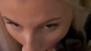Swedish girl blowjob & cum in mouth