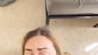 Facial pov huge dick