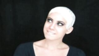 gorgeous lady shaved smooth bald 3