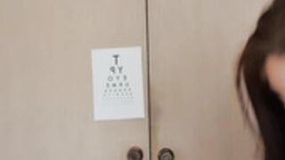 Asma Smithy eye test breast expansion