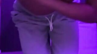 Andrea posso (me) playing with my tits for yall