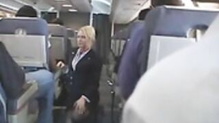 Stewardess gives supplementary service
