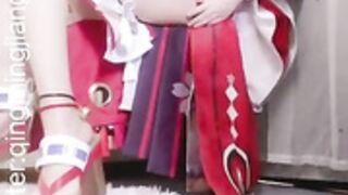 Qingmingjiang cosplay Yae Miko Genshin Impact