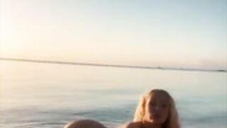 Iggy Azalea nude on beach