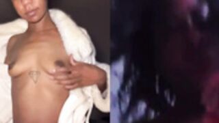 Ebony stripper vibes lingerie