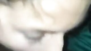 girl sucking off college guy in the car