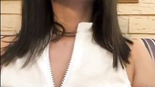 GAVKA squirted in public cafe