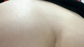 latvian teen taking a piss at work