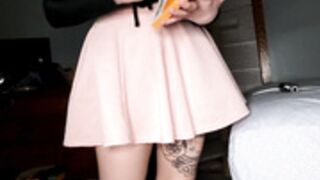 breanna upskirt tease