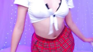 Kittycat_cutiee schoolgirl tease