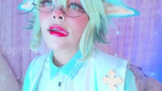 seraphine23 blowjob POV, sucrose cosplay part 2