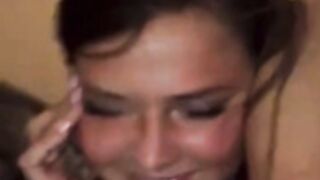 Kat cumm obliterated with friend on cam