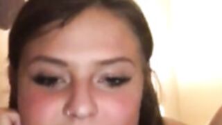 Kat cumm obliterated with friend on cam