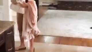 Lynn showing her stuff