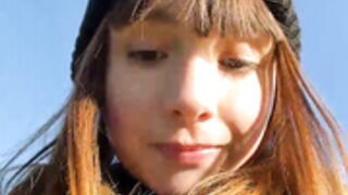 PetiteAbbyX outdoor squirt1