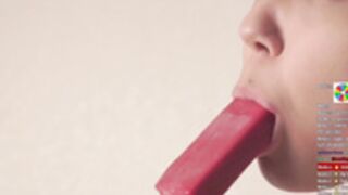 helenmoors - Eating a popsicle 27-Mar-23