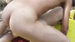 Russian Olga Anal In The Forest