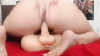 Steph Kegels Body Torso Dildo Ride.