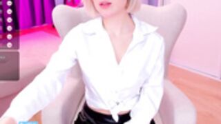 Russian webcamer shocked at huge dick teaser