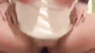 Erica T rides a dildo