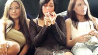 Petra so smoking with friends