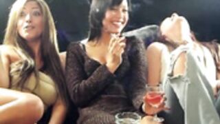 Petra so smoking with friends