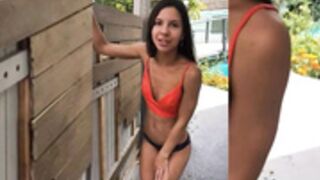Milana Ricci - Squirting in the Neighbor's Pool