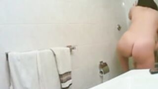 Bathroom masturbation 4