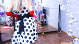 HottiesweetBritney (polka dot dress, short video)