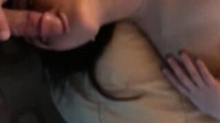 White Cock Chokes Out ABG