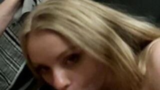 Kylie Shay Sucking cock next to bunker bed