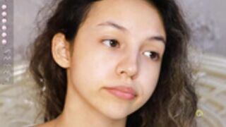curtischloe face closeup without makeup