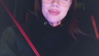 Misssskiss chauffeured in her G-Wagon around Spb