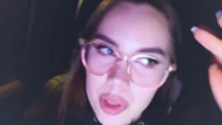 Misssskiss chauffeured in her G-Wagon around Spb