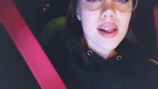 Misssskiss chauffeured in her G-Wagon around Spb