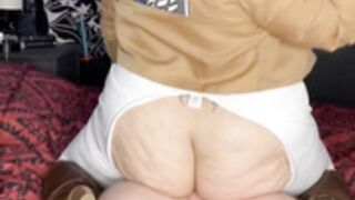 Annie Leonheart Cosplay Riding (Chelbunny)